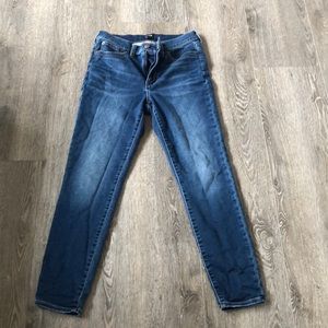 JCrew Factory high rise skinny jeans